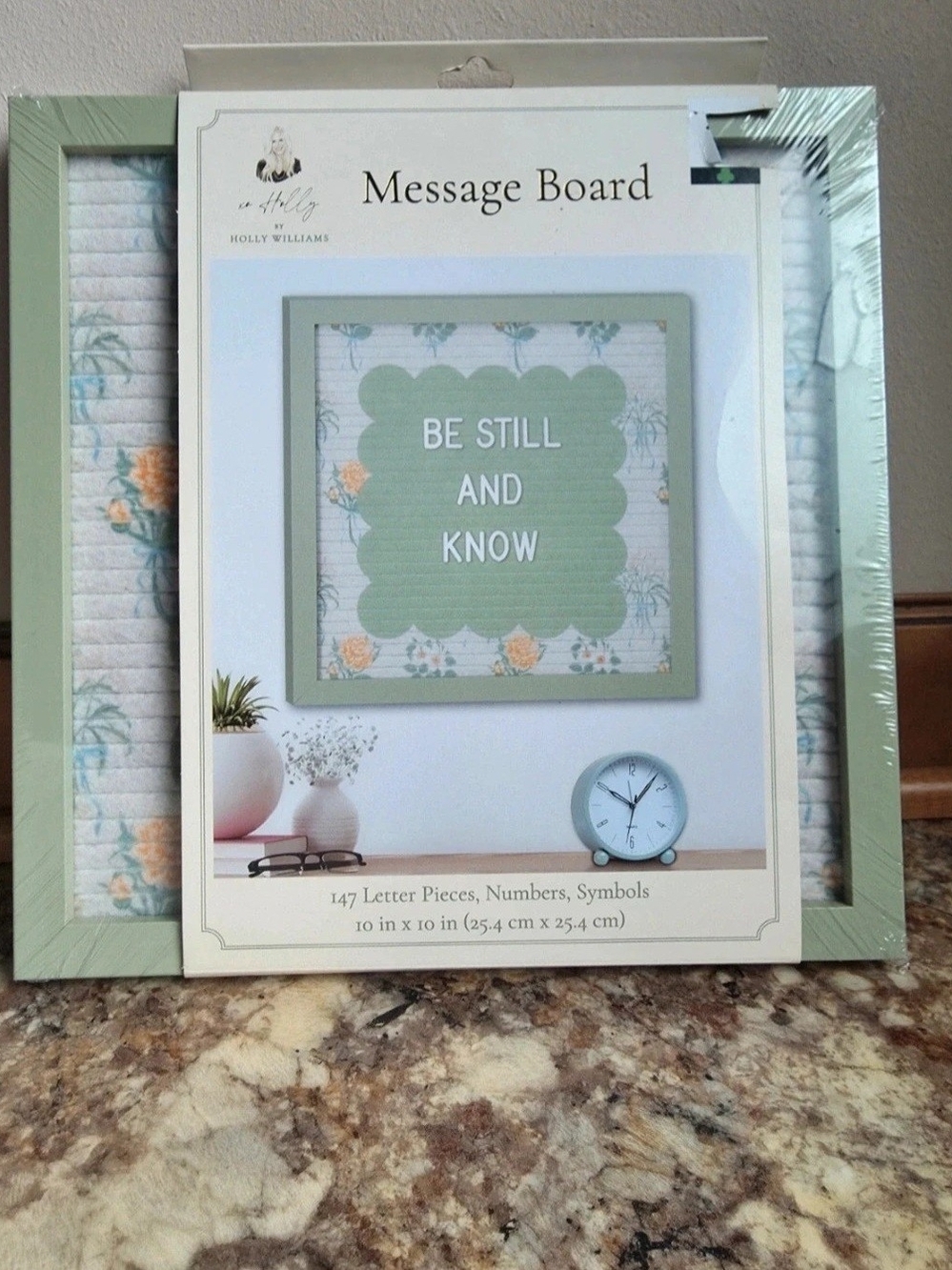 Green Message Board - Be Still and Know